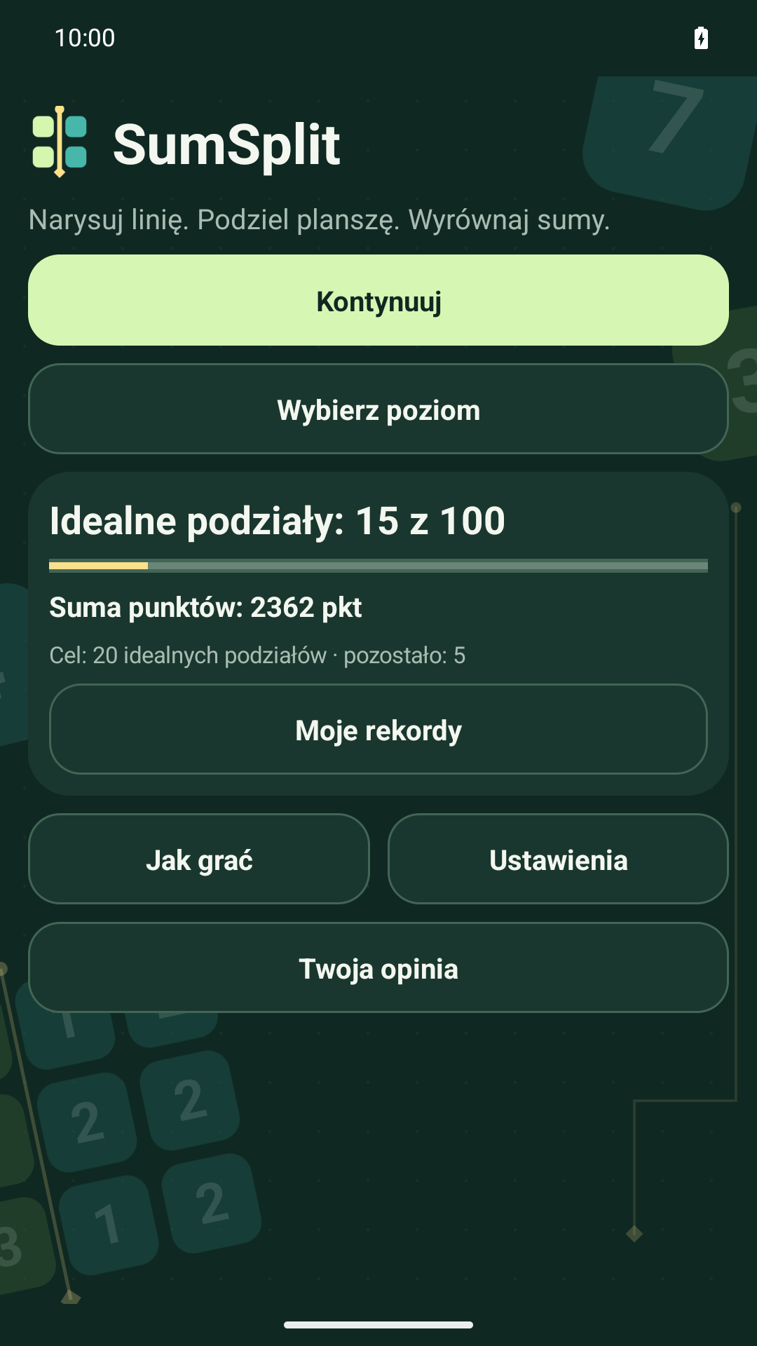 Postęp kampanii i następny cel
